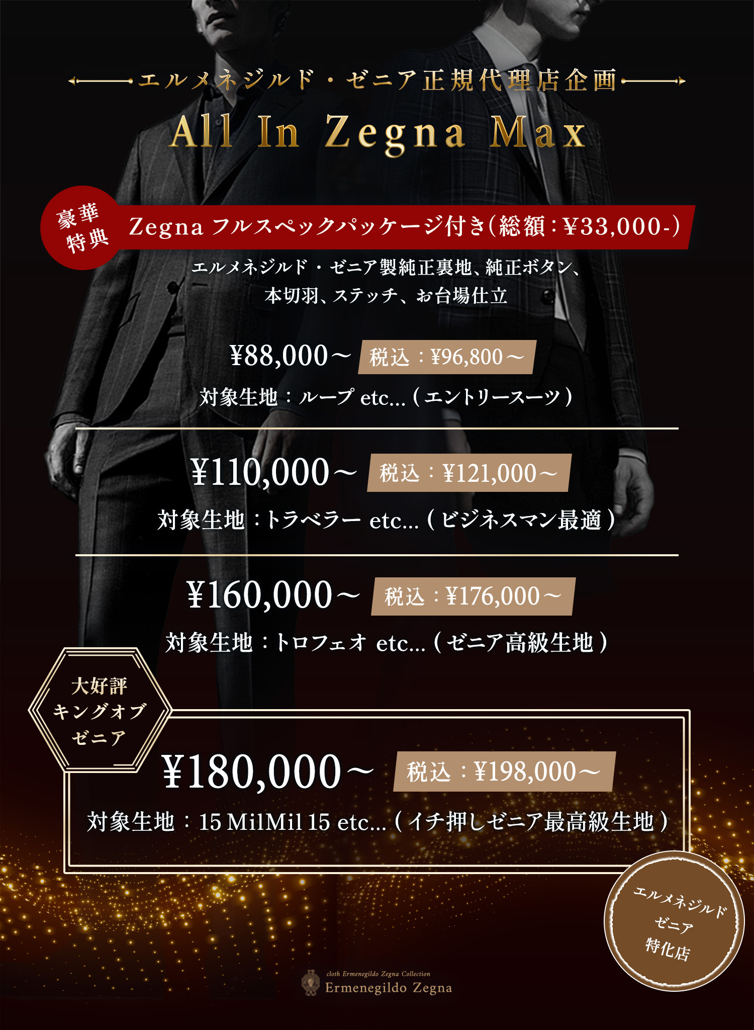 エルメネジルド・ゼニア 企画